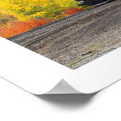 シルバートンに到着する列車 ポスター (角)