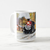 シルバートンの蒸気列車 コーヒーマグカップ (正面左)