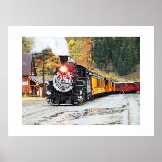 シルバートンの蒸気列車 ポスター (正面)