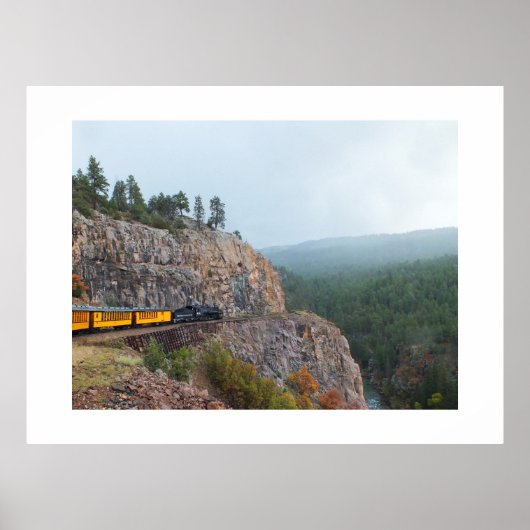 シルバートンへの蒸気列車の旅 ポスター (正面)