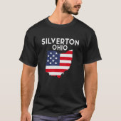シルバートンオハイオUSA州アメリカトラベルオヒオアン Tシャツ (正面)