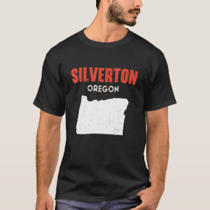 シルバートンオレゴンUSA州アメリカトラベルオレゴニア Tシャツ