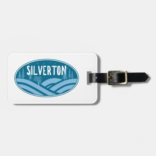 シルバートンコロラドアウトドア ラゲッジタグ (正面横)