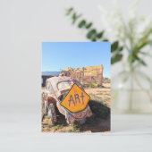 シルバートンNSWアートカー ポストカード (スタンド正面)