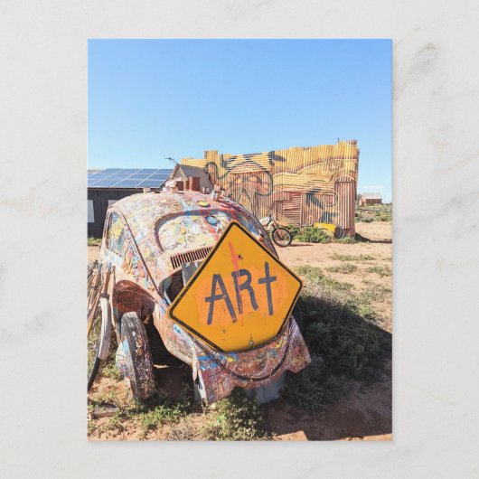 シルバートンNSWアートカー ポストカード (正面)