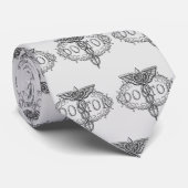 シルバードクターカドゥセウス名前をカスタムするタイ ネクタイ (ロール)