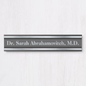 シルバードクターズオフィスのドアの看板 サインプレート (正面)