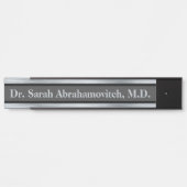 シルバードクターズオフィスのドアの看板 サインプレート (正面)