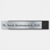 シルバードクターズオフィスのドアの看板 サインプレート (正面)