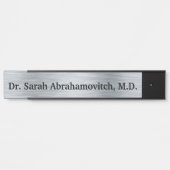 シルバードクターズオフィスのドアの看板 サインプレート (正面)