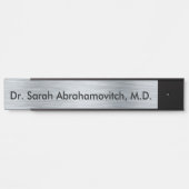 シルバードクターズオフィスのドアの看板 サインプレート (正面)