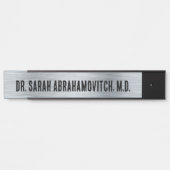 シルバードクターズオフィスのドアの看板 サインプレート (正面)