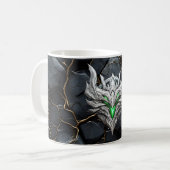 シルバードラゴン エンブレム コーヒーマグカップ (正面左)