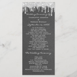 シルバードリップイベント結婚式 プログラムフォーマルクラフト プログラム