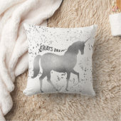 シルバードリームユニコーン クッション (ブランケット)