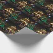 シルバードルシティでのクリスマス2 ラッピングペーパー (角)