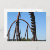 シルバードルシティワイルドファイアーライド ポストカード (正面/裏面)