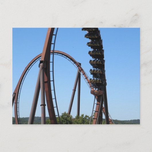 シルバードルシティワイルドファイアーライド ポストカード (正面)