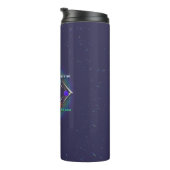 シルバードルフィンズサガオブライフ&ラブロゴ タンブラー (回転右)