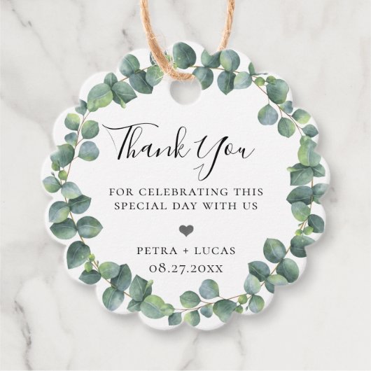 シルバードルユーカリリース フェイバータグ (正面)