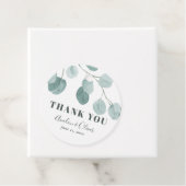 シルバードルユーカリ結婚の感謝 フェイバータグ (インサイチュ)