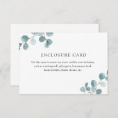 シルバードルユーカリ エンクロージャーカード (正面/裏面)