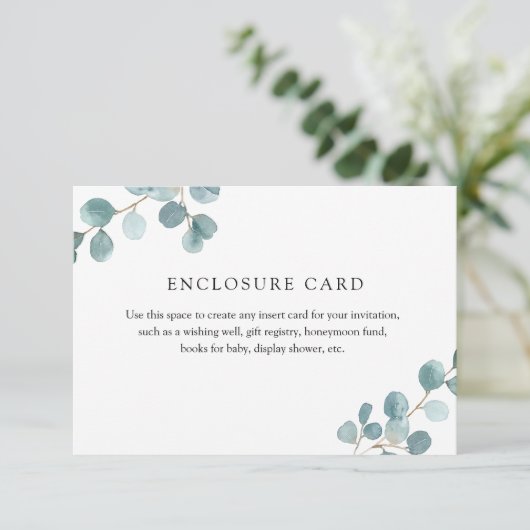 シルバードルユーカリ エンクロージャーカード (スタンド正面)