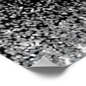 シルバードレスフェイクグリッタースウィート16へようこそ ポスター (角)