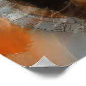 シルバードレス巫女ウィッチーAIアートマットバリュー ポスター (角)