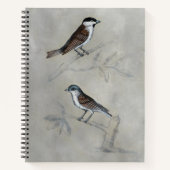 シルバード鳥園 |鳥のペア ノートブック (正面)