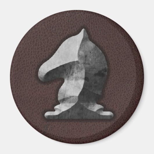 シルバーナイト – 無重力チェス(SLS) マグネット (正面)