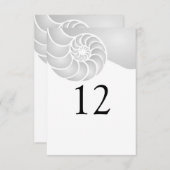 シルバーナウティラスシェルビーチ結婚式 (正面/裏面)