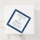 シルバーネイビーブルー最初の聖餐会 フェイバータグ (インサイチュ)