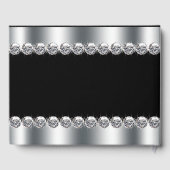 シルバーハイヒールシューバースデーパーティーゲストブック ゲストブック (裏面)