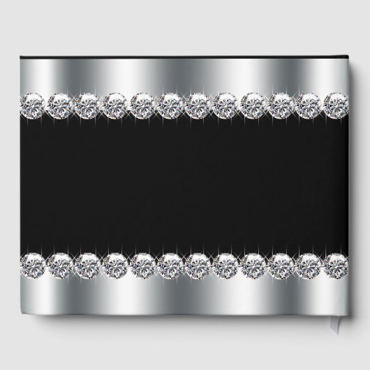 シルバーハイヒールシューバースデーパーティーゲストブック ゲストブック (裏面)