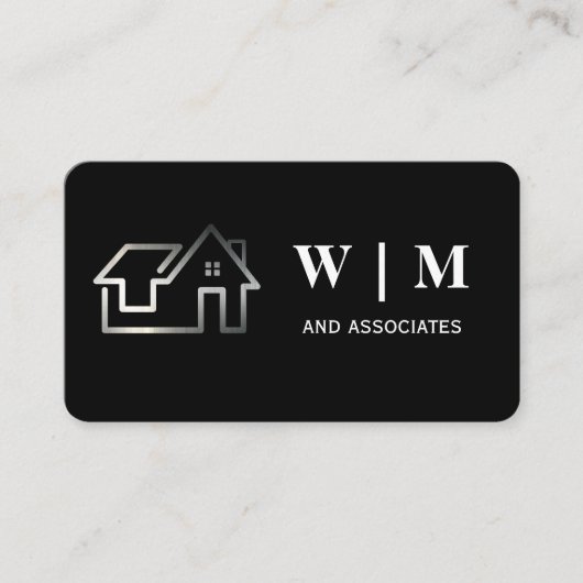 シルバーハウスロゴ 名刺 (正面)