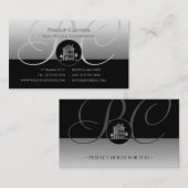 シルバーハウス |プレミアム実在不動産のプロパティ 名刺 (正面/裏面)