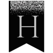 シルバーハッピーニューイヤー バンティングフラッグ (第2の旗)