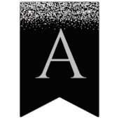 シルバーハッピーニューイヤー バンティングフラッグ (第3の旗)