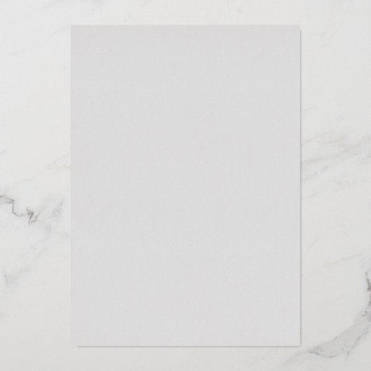 シルバーハピネス箔 ウェディング招待状 箔インビ 箔招待状 (裏面)