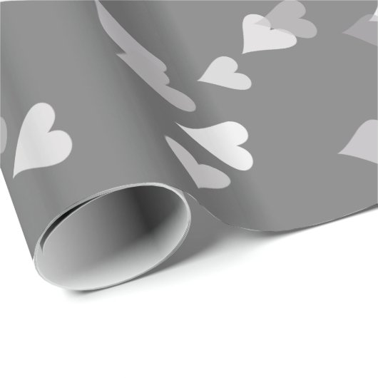 シルバーハーツコンフェッティ ギフト包装 ラッピングペーパー (ロールコーナー)