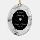 シルバーハートとマーリング セラミックオーナメント (右)