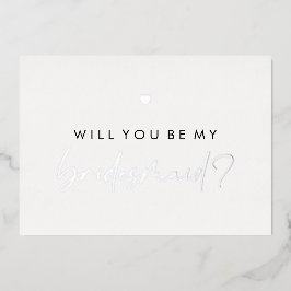 シルバーハートは僕の花嫁になるかな 箔招待状