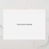 シルバーハートは僕の花嫁になるかな 箔招待状 (裏面)