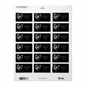 シルバーハートオンブラック ラベル (フルシート)