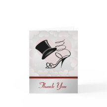 シルバーハートブラックトップハットとハイヒール