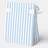 シルバーハートブルーとホワイトのシャワーパーティー フェイバーボックス (裏面)