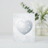 シルバーハート、はがき ポストカード (スタンド正面)