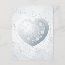 シルバーハート、はがき ポストカード