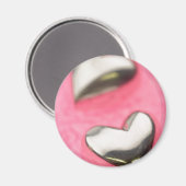 シルバーハート マグネット (正面/裏面)